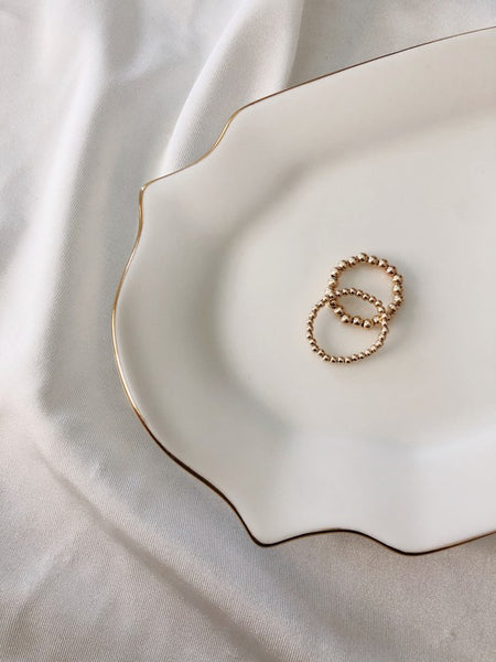 SS Luxe - Beaded Stretch Ring