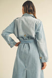 Samantha Denim Trench