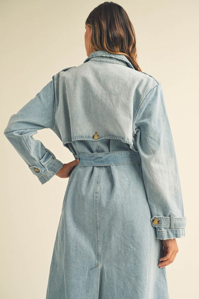 Samantha Denim Trench