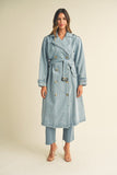 Samantha Denim Trench