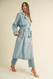 Samantha Denim Trench
