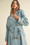 Samantha Denim Trench