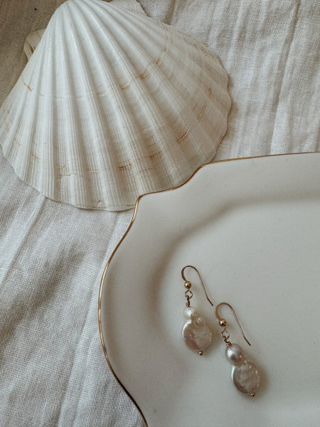 Mina Boroque Pearl Earrings