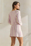 Amanda Striped Terry Set