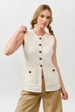 Maya Crochet Sweater Vest