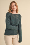 Harlow Floral Applique Sweater