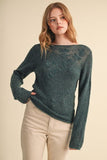 Harlow Floral Applique Sweater