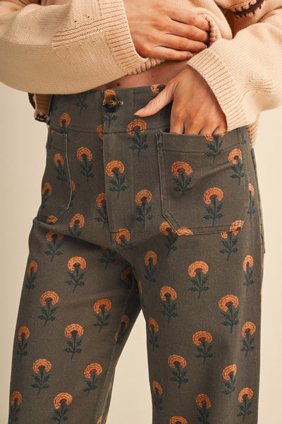 Willemina Floral Printed Pant