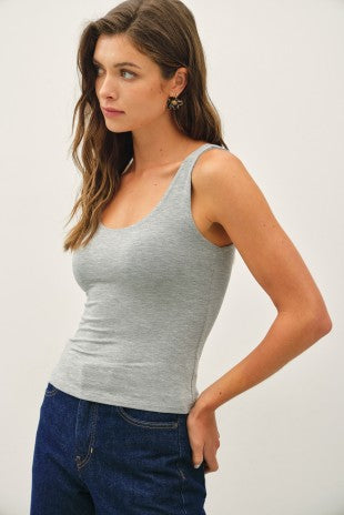 Maggie (Grey) #STYLESNOBSTAPLE Tank