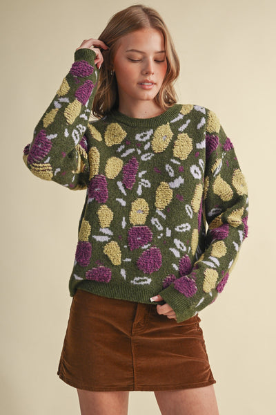 Delilah Floral Printed Sweater