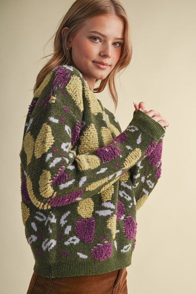 Delilah Floral Printed Sweater