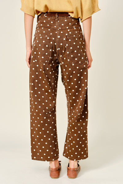 Lucia Polka Dot Denim