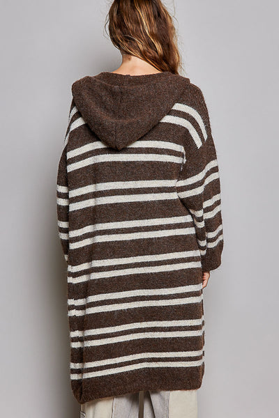 Maya Striped Cardigan