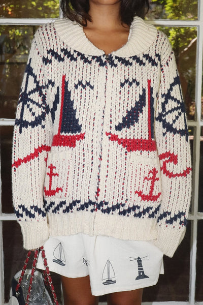 Saylor Nautical Cardigan