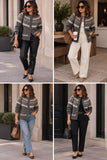 Fair Isle Knit Button Down Cardigan