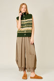 Isabella Silky Barrel Lace Detail Pant