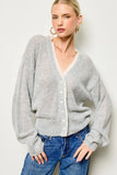Alessa Chiffon Trim Cardigan