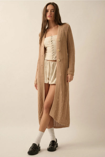 Talia Crochet Cardigan